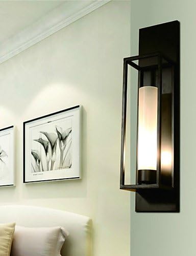 ZQ Creative Wall Lights/ Wall Sconces Rustic/Lodge Metal/ Dinning Room/ Bedroom/ Reading Room/ Metal+Glass , yellow-110-120v