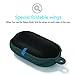 Galaxy Buds Case Cover Silicone Bean fit Wireless Charging, Protective Accessories Skin Soft and Flexible, Anti-Scratch, Shock Resistant Nonslip Carabiner Charging Case for Galaxy Buds (Forest Blue)