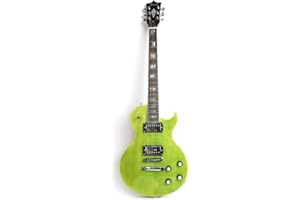 Fojill Solid Body Full Size 39 Inch LP Electric Guitar Roasted Canadian Maple Neck Fretboard Mahogany Body Stainless Frets (FLP-90RGR)