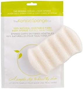Konjac 6 Wave Body Sponge Pure Konjac
