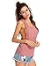SweatyRocks Women’s Sleeveless Flowy Loose Fit Racerback Yoga Workout Tank Top Large Pinkthumb 4