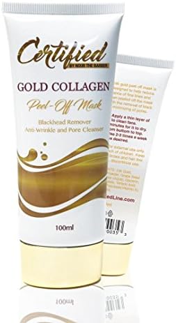 Gold Collagen Peel Off Mask 100ml By Nour The Barber