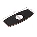 Wovier Faucet Plate,Oil Rubbed Bronze Sink Hole Cover Plate,6