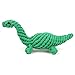Dog Toys oneisall Pet Cotton Chew Rope Toy Dental Teaser Teeth Cleanning for Small Dog Puppy Biting Green Dinosaur