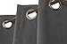 Utopia Bedding Blackout Curtains for Bedroom, Grommet Window Curtains 63 Inch Length 2 Panels Thermal Insulated Drapes for Living Room (Grey, 52W x 63L Inches)