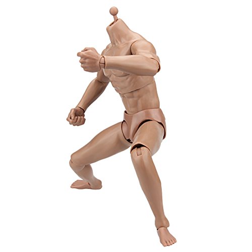 Owfeel No.1 Action Muscle Male Nude Body Figure Soldier Model Toys Doll 1:6 Scale for Hot Toys - Thumbnail 5