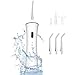 Water Flosser for Teeth, Junnom Dental Floss with 3 Jet Nozzles and 160ml Reservoir, IPX7 Waterproof USB Rechargeable 3 Water Pressure