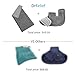 Heating Pad Gift Set of 2 – Shoulder & Neck Heating Pad and Extra-Large 12 x 24 Inch Heating Wrap for Back or Abdominal Pain Relief – Moist Heating Option with Auto Shut Off