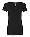 Next Level Ladies' CVC Deep V XL BLACK