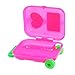 Homyl 2pcs Pink Miniature Plastic Rolling Suitcase Luggage Box for Barbie Dollhouse Decoration Accessory