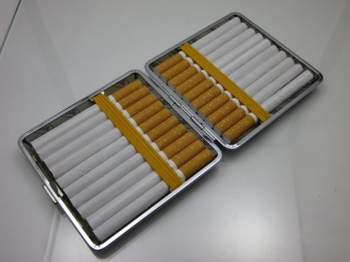 Cigarette Carrying Case Holder 20 Pack - Case for KING SIZE CIGARETTE (GD-1089) - (FREE CAR sticky pad for Phone PDA MP3 MP4)