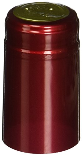 Click Here to See More Images 1 X Metallic Ruby Red PVC Shrink Capsules-30 Per Bag