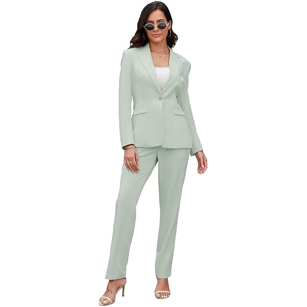 Dressy Pant Suits Women's Suits For Work Professional, Piece