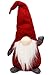 Airlab Gnome Christmas Decorations Plush Thanksgiving Decor Swedish Scandinavian Handmade Presents Christmas Ornament Tomte, 19 Inches Tall, Felix The Red
