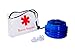 Vomit Bag Easy Seal Pack of 10 Disposable Leak Proof Blue Emesis Bags With Vinyl Car Carry Case