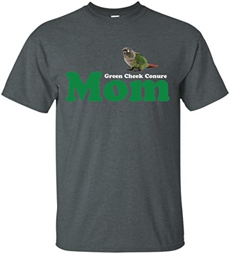 DrWigglebutts Green Cheek Conure Mom - Funny Shirt