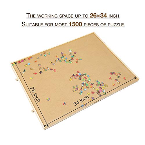 Gamenote Jigsaw Puzzle Table 1500 Pieces for Adults Large Puzzle