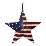 12" Patrotic OLD Glory American Flag Barn Star July of 4th Decoration