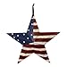Grace Home Metal Patriotic OLD Glory American Flag 3D Barn Stars Decor Memorial Day 4th of July Indoor Outdoor Americana Wall Decorations 12 Inches­