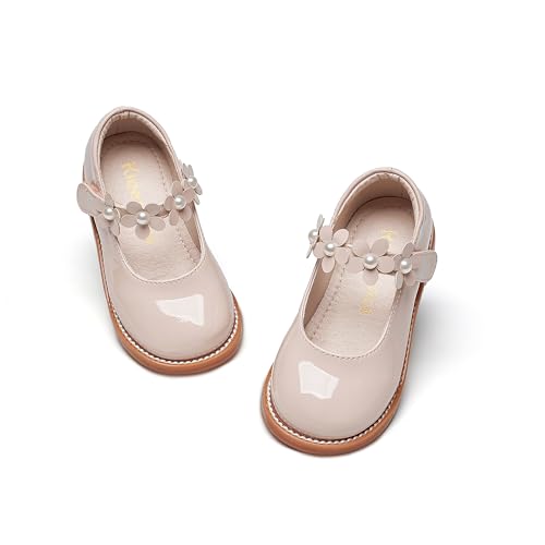 Kiderence Toddler Girl Mary Jane School Uniform Dress Shoes Pink 7M at Amazon