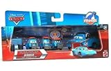 Team Dinoco (King) Crew 1:55 Scale 3 Pittys & Crew Chief Piston Cup Nights Series