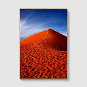 Framed Canvas Home Artwork Decoration Desert Canvas Wall Art for Living Room, Bedroom - 16x24 inches