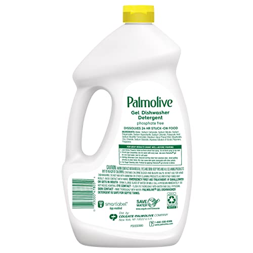 Palmolive Eco Dishwasher Detergent Gel, Lemon Splash 45 ounce (Pack
