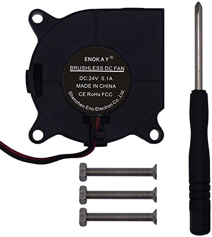 Enokay 40mmx40mmx20mm DC 24V 0.1A Brushless Cooler Cooling Turbo Blower Fan