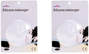 Spectra Baby USA - 2 Silicone Breast Massager for Breastfeeding - Cushions and Massages to Stimulate Milk Flow