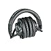 Audio-Technica ATH-M40x Professional Monitor Headphone -Includes- Antlion Audio ModMic 4 Attachable Boom Microphone - Noise Cancelling w/Mute Switch and Blucoil Y Adapter - Gaming Bundle