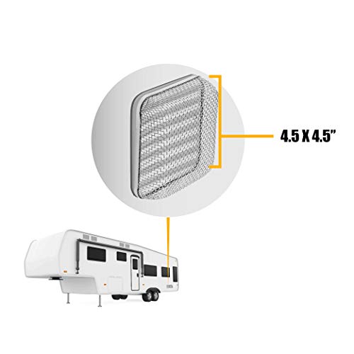 Halotronics Bug and Insect Screens for RV Refrigerator and Furnace Vent