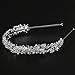 Hairband-Foxnovo Bridal Crowns Headband Crystal Tiaras for Wedding