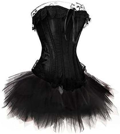 LFFW Satin Lace Trim Corset Bustier Tutu Skirt/Plus Size Dress