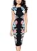 Vfemage Womens Elegant Floral Printed Slimming Cocktail Party Casual Dress