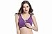 Women's Zip Front Sports Bra Wireless Post-Surgery Bra Active Yoga Sports Bras (X-Large, 2 Pack(Grey+Purple))