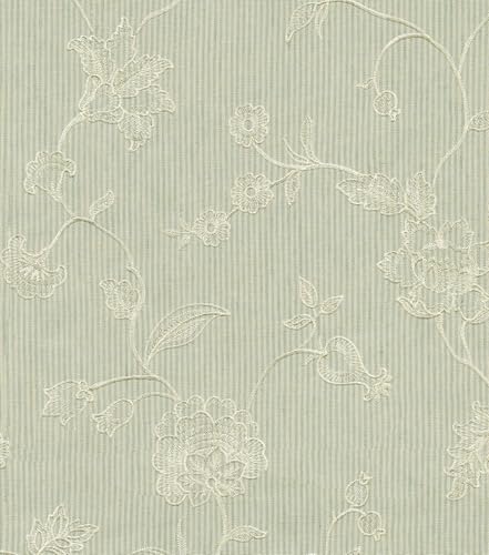 Surface Style Floral Woven Polyester Fabric, Mist
