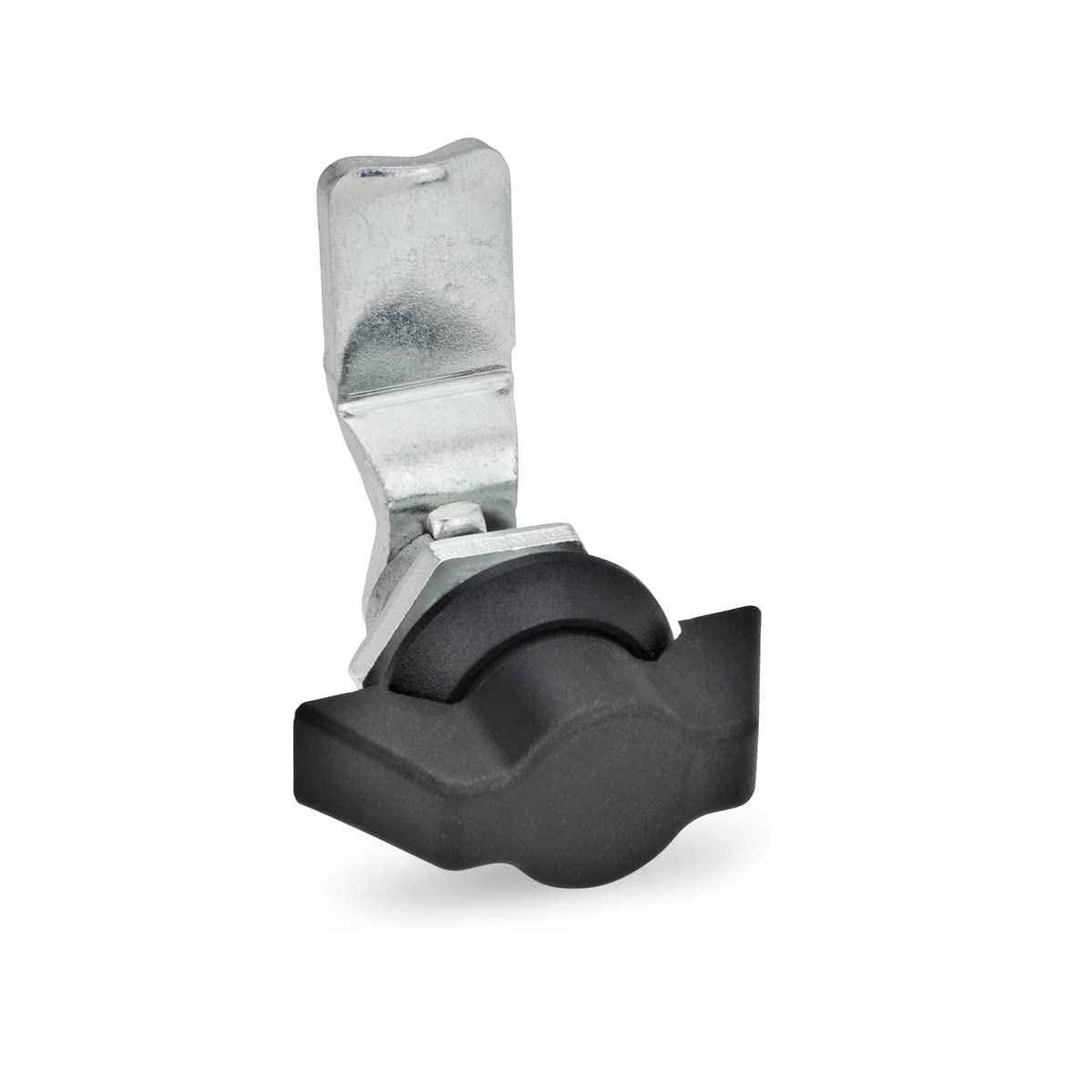 Ganter Standard Elements | Latches with Control Unit – GN 115 | Use with Plastic Handle, 1 Piece, Black, GN 115-SK-24