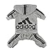 Scheppend Adidog Pet Clothes for Dog Cat Puppy Hoodies Coat Winter Sweatshirt Warm Sweater Dog Outfits, Grey Large