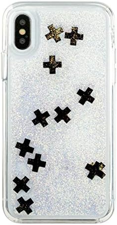 Momo Case iPhone Xs MAX, XS, X - Case - Waterfall - Cascading Liquid Glitter - Protective Design - Apple iPhone 10 (X Marks The Spot, iPhone Xs MAX)