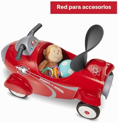 Retro Rocket, Juguete correpasillos Rojo para niños pequeños de 1 a 3 años