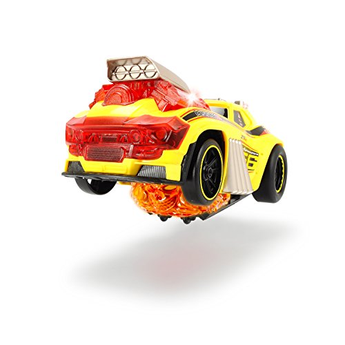 Dickie Toys 203765001 Skullracer, motorisiertes Spielzeugrennauto, mit Wheelifunktion, Licht und Sound, 24 cm – Bild 5