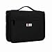 UBORSE Waterproof Travel Cable Organizer Electronics Accessories Cases with Handle for Various USB, Phone, Charge and Cable