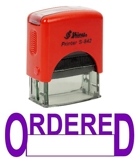 Printtoo Ordered Self Inking Rubber Stamp Custom Shiny Office Stationary Stamp