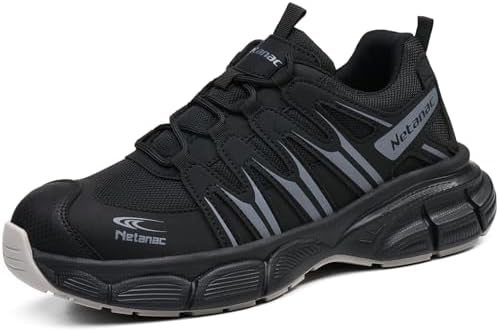 Amazon.com: Netanac Comfortable Steel Toe Shoes for Men  display picture 2