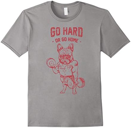 Men's Always Love Frenchie - Dog Tshirt Large Slate