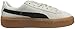 Puma Womens Suede Platform Core Whisper White-Puma Black Sneaker - 8