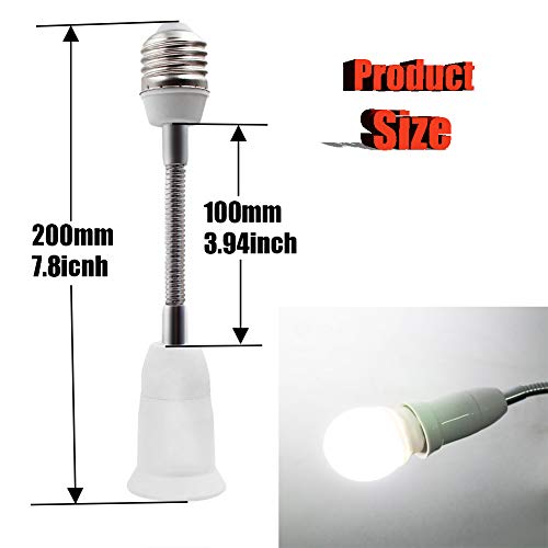 E27 Flexible Light Bulb Lamp Socket Adapter Extender/Adjustable Edison