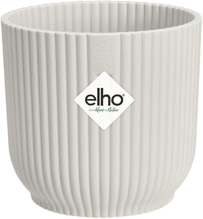 elho Vibes Fold Round Mini Pot 11.1 cm Indoor White