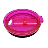 Kikisale Colorful Handle/Lid For Yeti Rambler Tumbler 30 Ounce - Also Fits The Berg - RTIC & SIC Cups 30 OZ Sizes & Most Other Models In 30 OZ (L-Hot Pink)