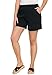 Roamans Women's Plus Size Soft Knit Shorts - Black, 1X